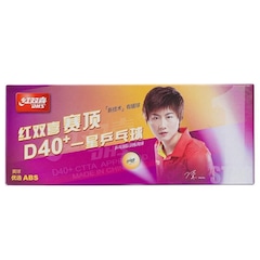 Kit de Bolas de Tênis de Mesa DHS Cellfree-Dual 40MM+ Training Ball 1 Estrela - 10 Unds - Foto 1