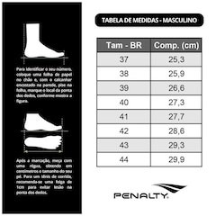 Chuteira Futsal Penalty Rx Locker Y-3 - Adulto - Foto 7