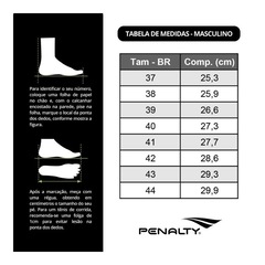 Chuteira Futsal Penalty Rx Locker Y-3 - Adulto - Foto 6