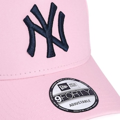 Boné New York Yankees MLB Aba Curva New Era 9Forty Snapback BON147 - Adulto - Foto 3