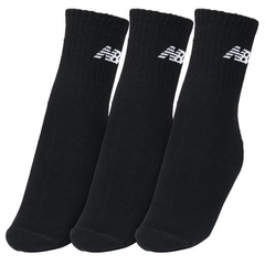 Kit Meias New Balance Lifestyle Basic com 3 Pares - 39 a 42 - Adulto - Foto 3