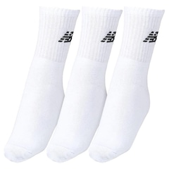 Kit Meias New Balance Lifestyle Basic Com 3 Pares - 39 A 42 - Masculina - Foto 3
