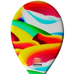 Raquete de Frescobol Crypton Fibra de Vidro Premium - 2 Unidades - Foto 2