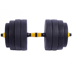 Kit de Musculação Yangfit Halteres -16 Anilhas - 3 Barras Peso Academia - 30kg - Foto 4