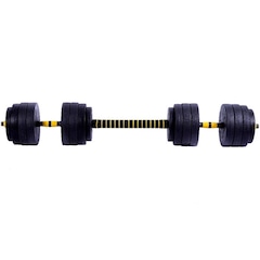 Kit de Musculação Yangfit Halteres -16 Anilhas - 3 Barras Peso Academia - 30kg - Foto 6