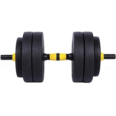 Kit de Halteres Yangfit com Anilhas e Barra - 25kg - Foto 4