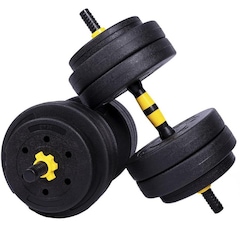 Kit de Halteres Yangfit com Anilhas e Barra - 25kg - Foto 9