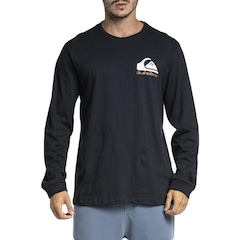 Camiseta Quiksilver Omni Logo Manga Longa - Masculina - Foto 1