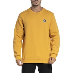 Blusão de Moletom sem Capuz Quiksilver Transfer Round - Masculino - Foto 1