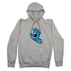 Blusão de Moletom com Capuz Santa Cruz Screaming Hand Front - Masculino - Foto 1