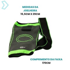 Joelheira Ortopédica Ajustável Articulada de Compressão e Proteção Patelar Tensor Joelho Fitness - Foto 4