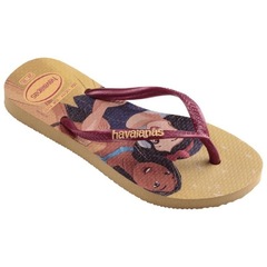 Chinelo Havaianas Slim Disney Princesas - Infantil - Foto 2