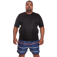 Kit de Camisas Térmica Dellas Fit Dry Fit Plus Size com Proteção Solar Uv - 2 Unidades - Masculina - Foto 3