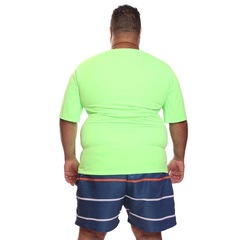 Kit de Camisas Térmica Dellas Fit Dry Fit Plus Size com Proteção Solar Uv - 2 Unidades - Masculina - Foto 5
