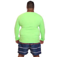 Kit de Camisas Térmica Dellas Fit Dry Fit Plus Size Manga Longa com Proteção Solar Uv - 2 Unidades - Masculina - Foto 3