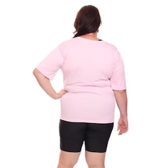 Camisa Térmica Dellas Fit Dry Fit Plus Size com Proteção Solar Uv - Feminina - Foto 2