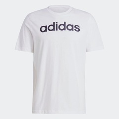 Camiseta Masculina adidas Manga Curta Logo Linear - Foto 3