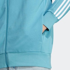 Jaqueta de Moletinho com Capuz adidas Essentials 3-Stripes - Masculina - Foto 7