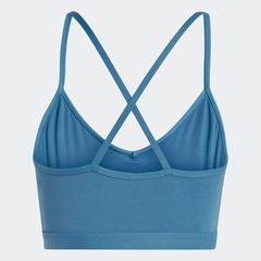 Top Fitness com Bojo adidas Suporte Leve AeroReact - Feminino - Foto 10