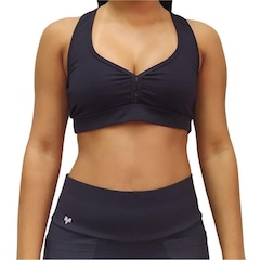Top Fitness Mup Travetti Decote - Feminino - Foto 1
