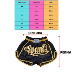 Shorts de Muay Thai Spank - Adulto - Foto 6