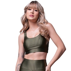 Top Fitness com Bojo Removível Vekyo New Zig - Feminino - Foto 1
