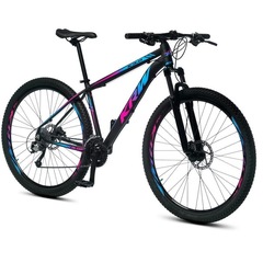 Bicicleta Aro 29 KRW R4 Alumínio - Freio a Disco Hidráulico e Trava - Câmbio Sunrun - 27 Velocidades - Unissex - Foto 2
