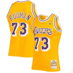 Camiseta Regata Mitchell & Ness NBA Dennis Rodman Los Angeles Lakers - Unissex - Foto 3