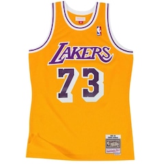Camiseta Regata Mitchell & Ness NBA Dennis Rodman Los Angeles Lakers - Unissex - Foto 1