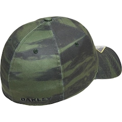 Boné Aba Curva Oakley Tincan Cap Brush Tiger Camo - Fechado - Adulto - Foto 2