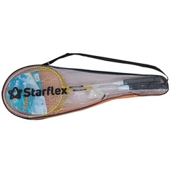 Kit de Badminton Starflex com Raquetes + Peteca + Bolsa - Foto 3