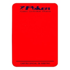 Cartão Futsal Poker Arbitro Oficial - Foto 4