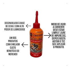 Kit 2x Óleo Lubrificante Bike Cera Tectire + 1x Cerâmica Tectire - 120ml - Foto 2