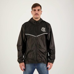 Jaqueta Corta Vento com Capuz do Flamengo Avatar Futfanatics - Masculina - Foto 1