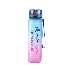 Garrafa Squeeze Gold Sports All Day Siliconada com Filtro - 1Litro - Foto 1