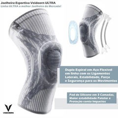 Joelheira Veiddorn Ultra Tricô Pad - Adulto - Foto 8