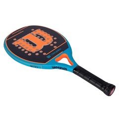 Kit Raquete Beach Tennis Wilson Tryumph 44 Furos + 3 Bolas ITF + Overgrip Mormaii Premium - Adulto - Foto 3