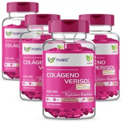 Kit Colageno Verisol Muwiz 420mg 120 cápsulas - 4 unidades - Foto 2
