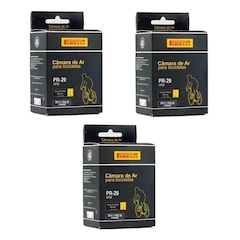 Kit Câmara de Ar 29 x 1.75/2.35 Pirelli MTB Bico Fino 48 mm - 3 unidades - Foto 1