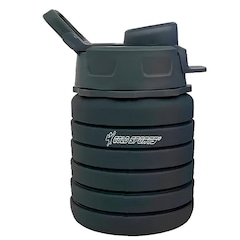 Garrafa Gold Sports Silicone Walk Retrátil Dobrável Portátil - 500ml - Foto 3