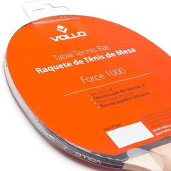 Kit Raquete de Tênis de Mesa Vollo Emborrachada Force 1000 - 2 unidades - Foto 4
