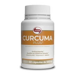 Curcuma Plus Vitafor 500Mg 60 Cápsulas - Foto 1