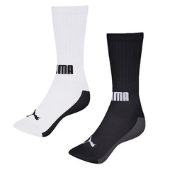 Kit de Meias Cano Longo Puma Esportiva - 2 Pares - Masculina - Foto 1