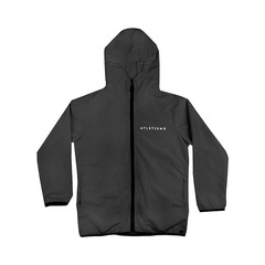 Jaqueta Corta Vento WSS Light Grey Atletismo - Infantil - Foto 1