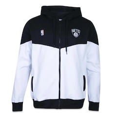 Jaqueta de Moletom com Capuz New Era Brooklyn Nets World - Masculina - Foto 1