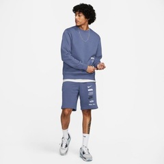 Bermuda Nike Club Fleece - Masculino - Foto 6