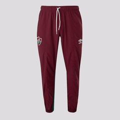 Calça do Fluminense Viagem 2023 Grená Umbro - Masculina - Foto 1