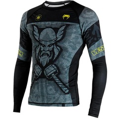 Rash Guard Venum Manga Longa Vicking 2 - Masculino - Foto 3