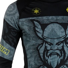 Rash Guard Venum Manga Longa Vicking 2 - Masculino - Foto 5