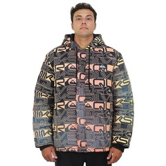 Jaqueta com Capuz Quiksilver Puff World Block - Masculina - Foto 2